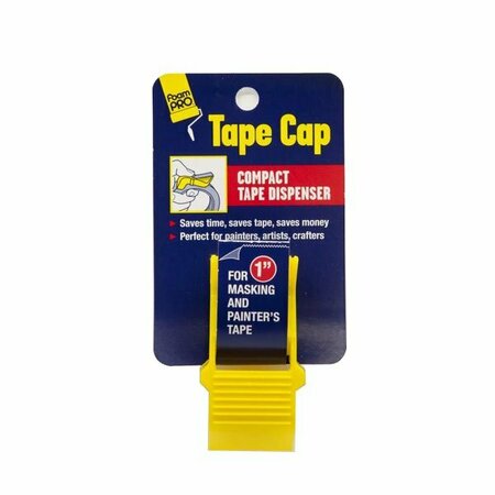 FOAMPRO MFG Foampro Compact Tape Dispenser, Yellow 146